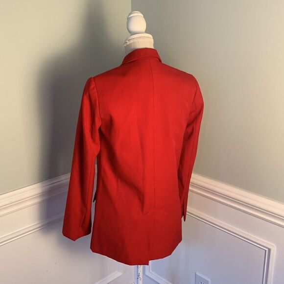 NICHOLAS Red Suiting Blazer Size 2 - Picture 6 of 9